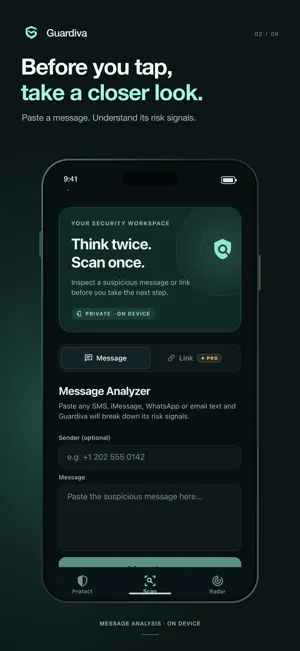 Guardiva: Spam SMS Blocker screenshot 2