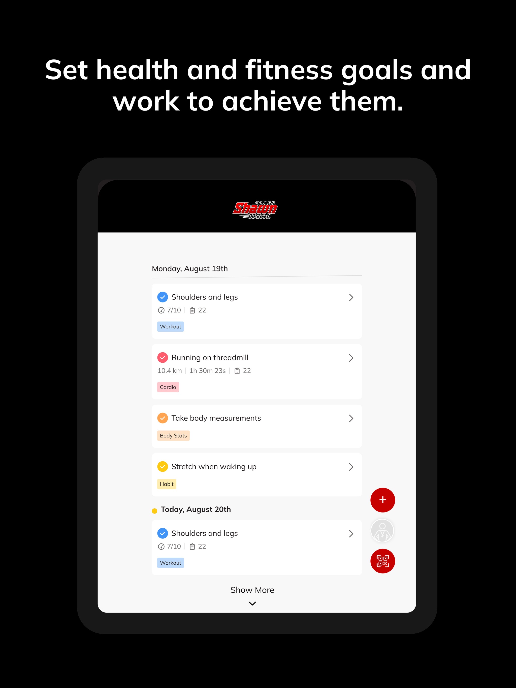 Coach Shawn Fitness screenshot 10