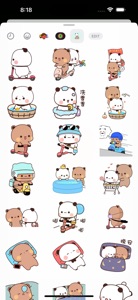 Bear Panda Gemoy Stickers screenshot #9 for iPhone