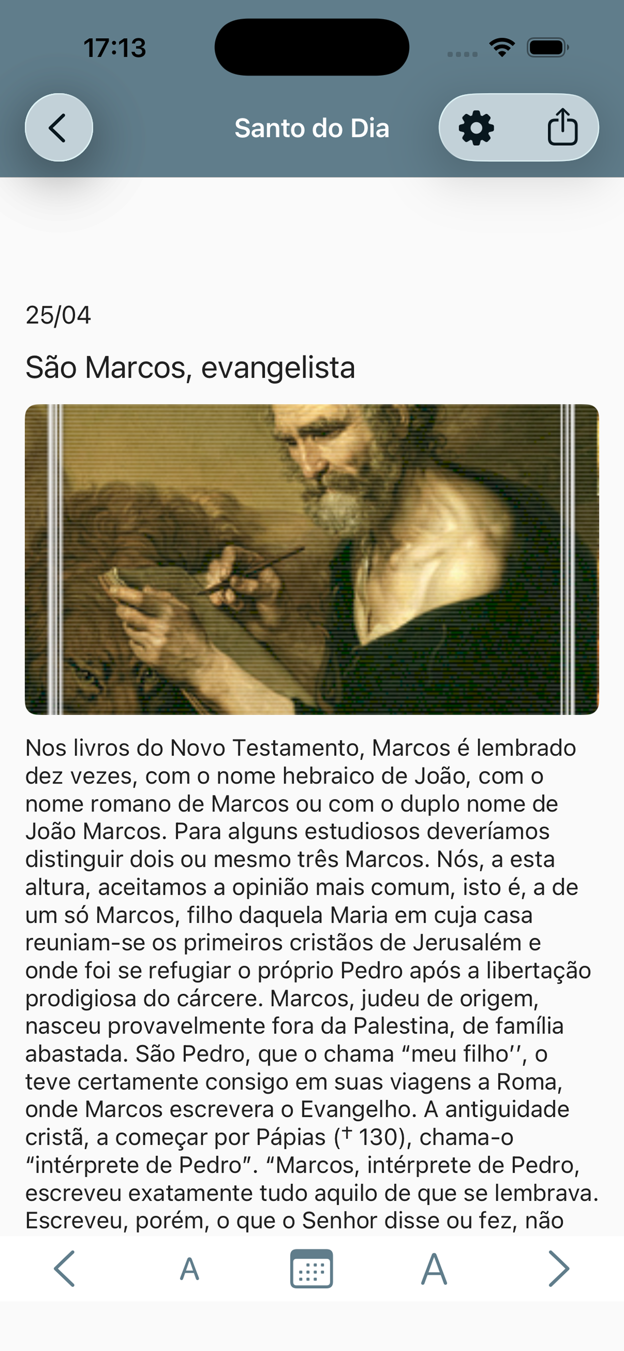 Liturgia e Homilia Diária