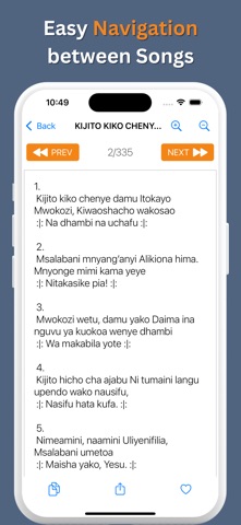 Nyimbo Za Wokovu iPhone screenshot 5