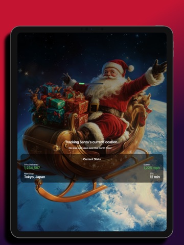 Santa Claus Video Call Chat iPad screenshot