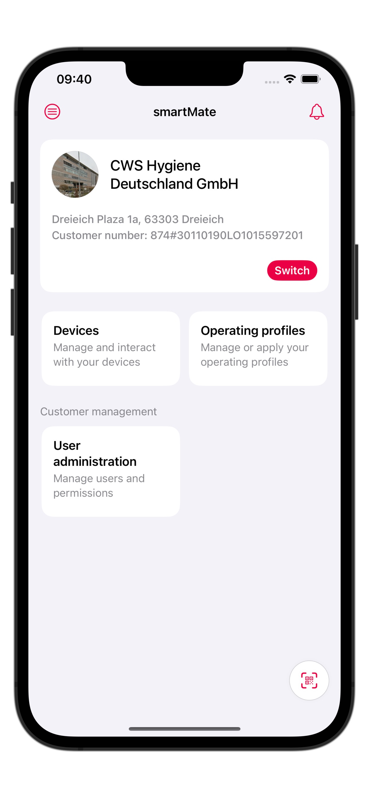 smartMate CWS