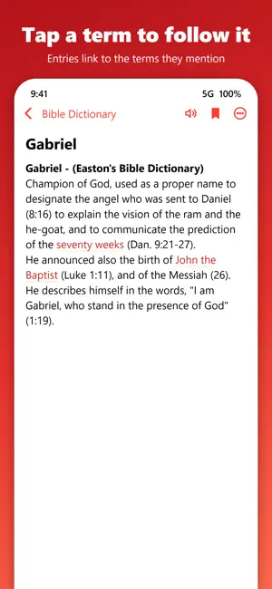 Bible Dictionary : Offline screenshot 2