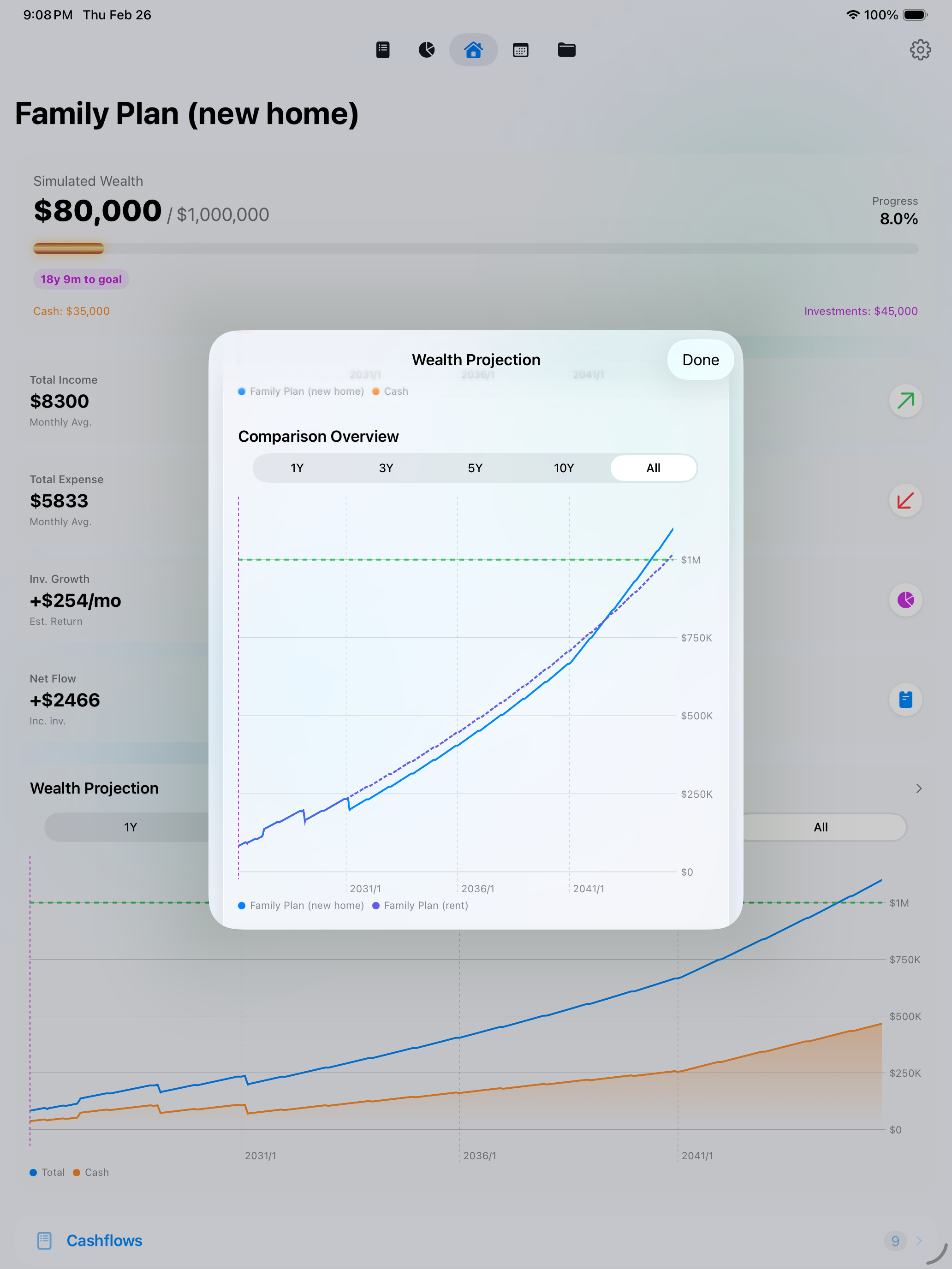 WealthPath - Cashflow Forecast screenshot 11