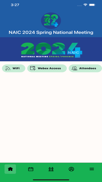 NAIC Events Screenshot