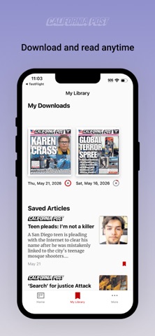 California Post for Tablet iPhone screenshot