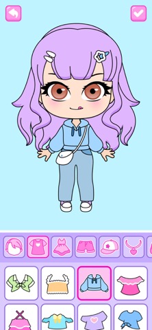 ちび Chibi 人形 女の子 ゲーム チビ きせかえゲームのおすすめ画像4