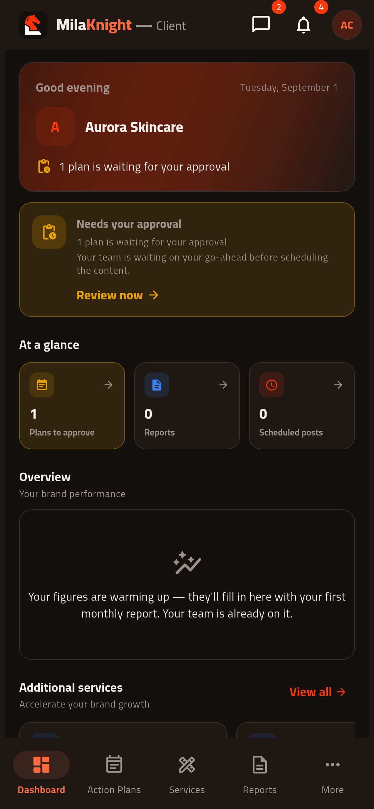 Screenshot 2 of MilaKnight OS