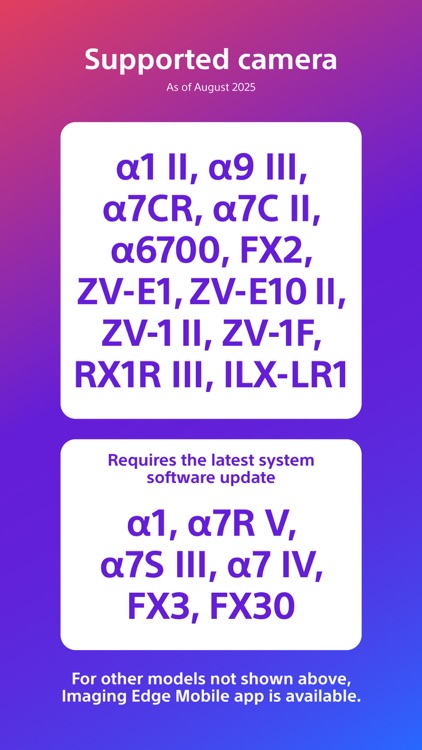 Sony | Creators' App