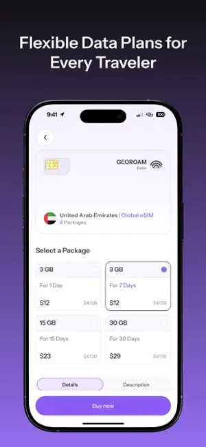 Georoam: Travel eSIM screenshot 2