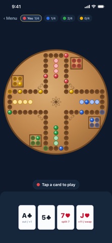 Carbles: Marbles & Cards Game Screenshot 2 of 2