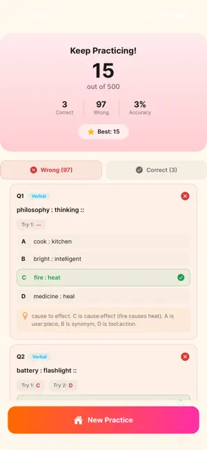 SCAT Practice screenshot 1