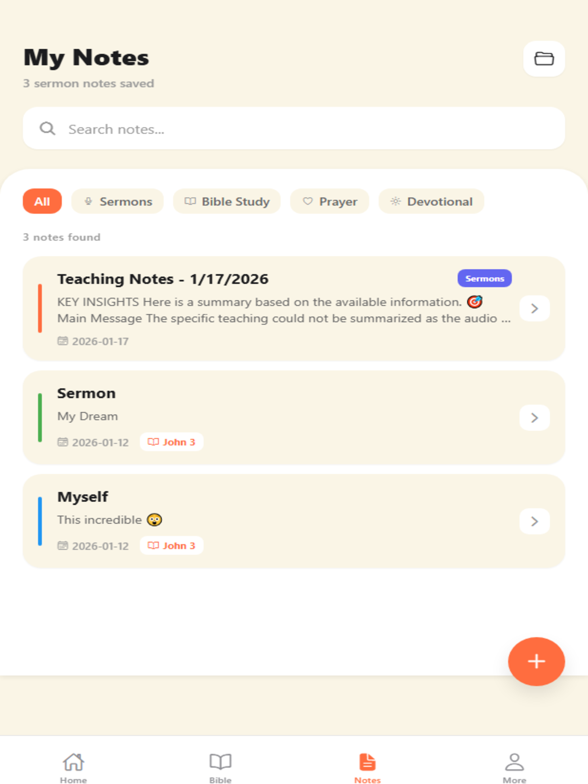 Sermon Notes Taker AI screenshot 8