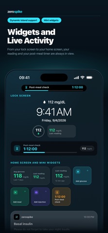 zerospike: Blood Sugar Diary iPhone screenshot