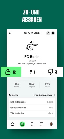 SpielerPlus - Teamorganisation iPhone screenshot 3
