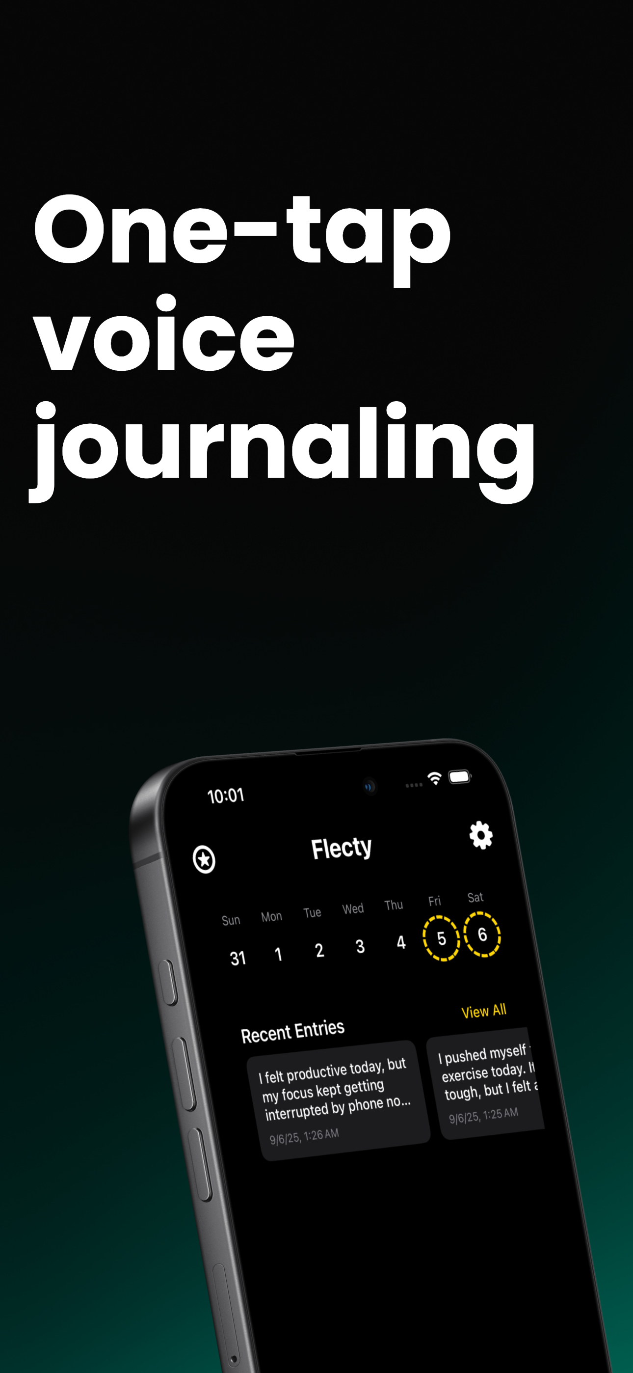 Flecty: Voice-to-Text Journal