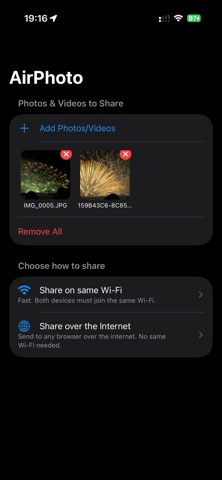 AirPhoto screenshot