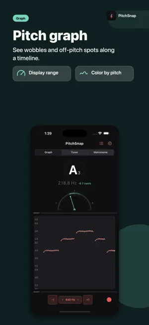 PitchSnap: Tuner & Metronome screenshot 2