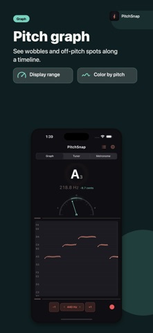 PitchSnap: Tuner & Metronome Screenshot 2 of 5