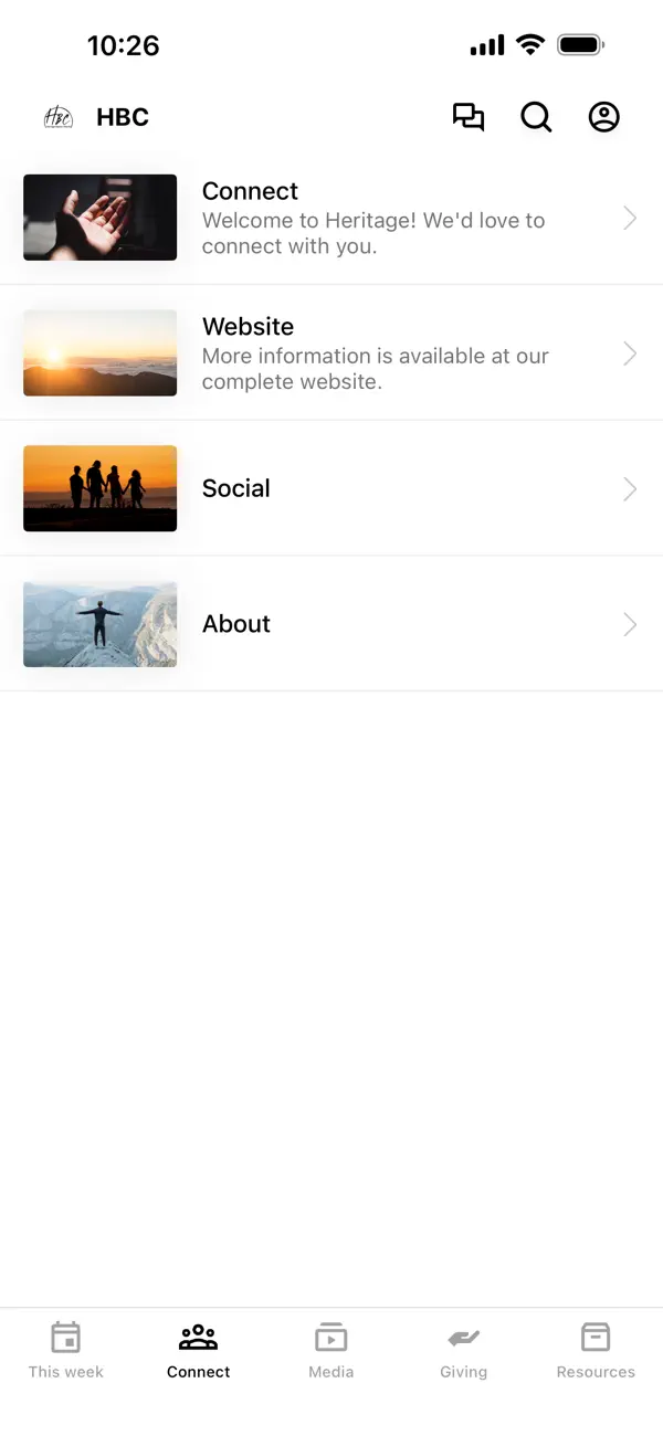 Screenshot #2 pour Heritage Baptist Church - AR