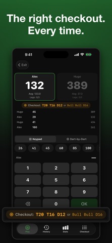 Darts Tracker - Score & Stats Screenshot 1 of 8