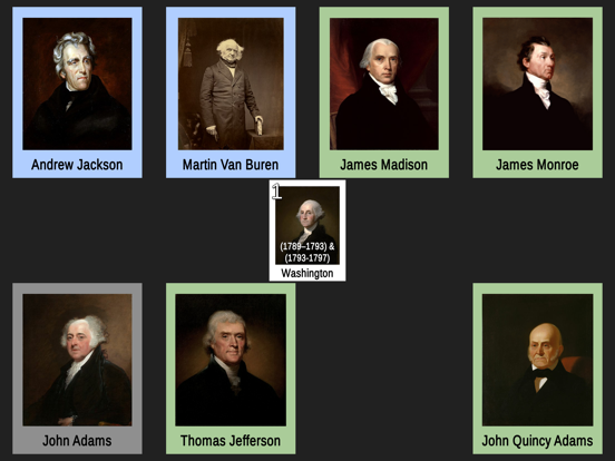 POTUS in Order iPad screenshot 4 - Education app
