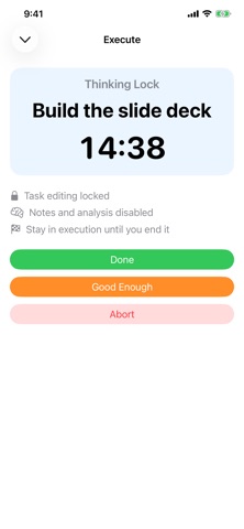DoneMode screenshot