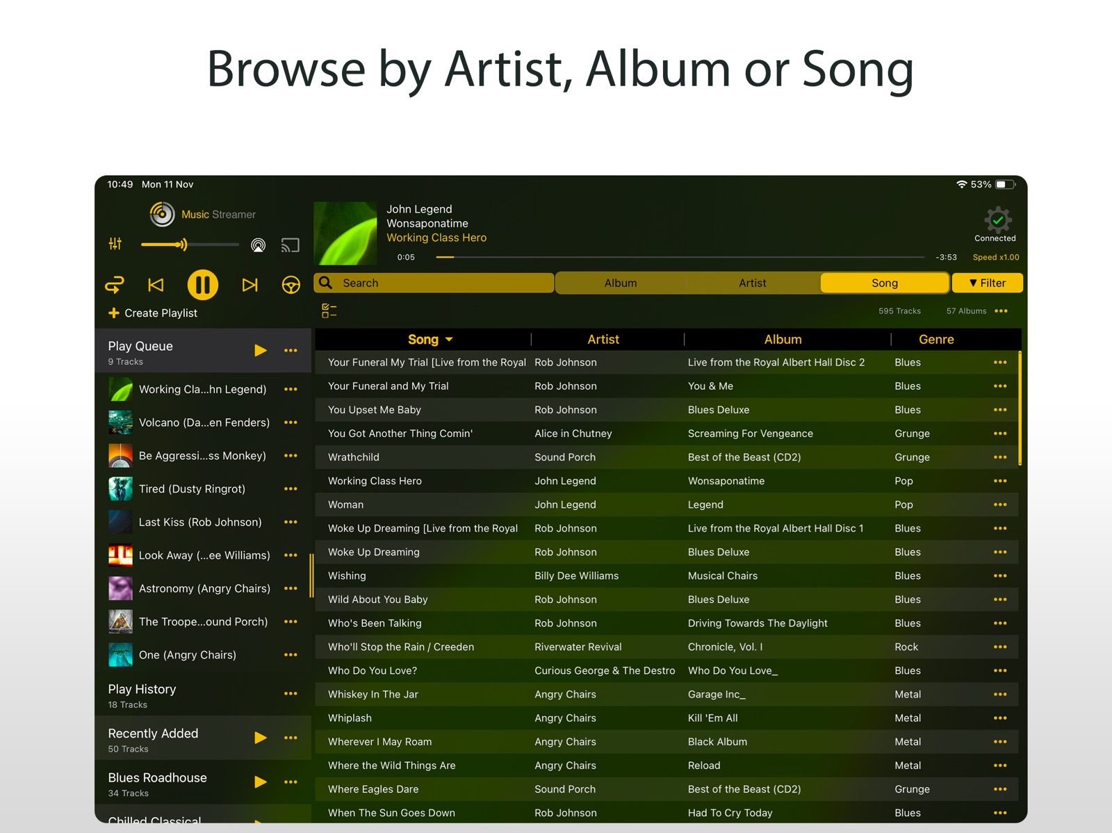 MusicStreamer ipad screenshot 4