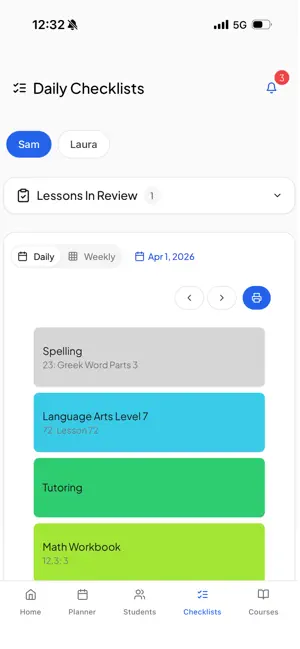 OpenSky Homeschool Planner screenshot 2