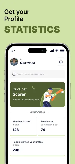 CricDost Scorer screenshot 1