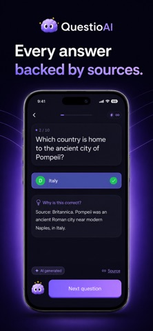 QuestioAI Screenshot 1 of 4