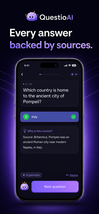 QuestioAI Screenshot 1 of 4