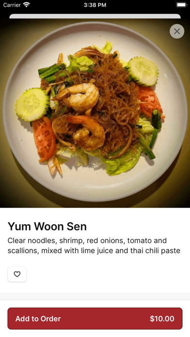 Siam Orchid To Go iPhone screenshot 3 - Food & Drink app