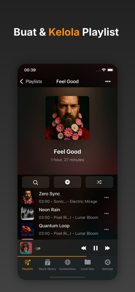 Flacbox: Pemutar Musik Hi-Res screenshot 3