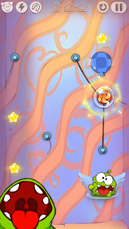 #6. Cut the Rope: Physics Puzzle (iOS) Podle: ZeptoLab UK Limited