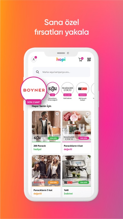 Screenshot #2 pour Hopi – Alışverişin App'i