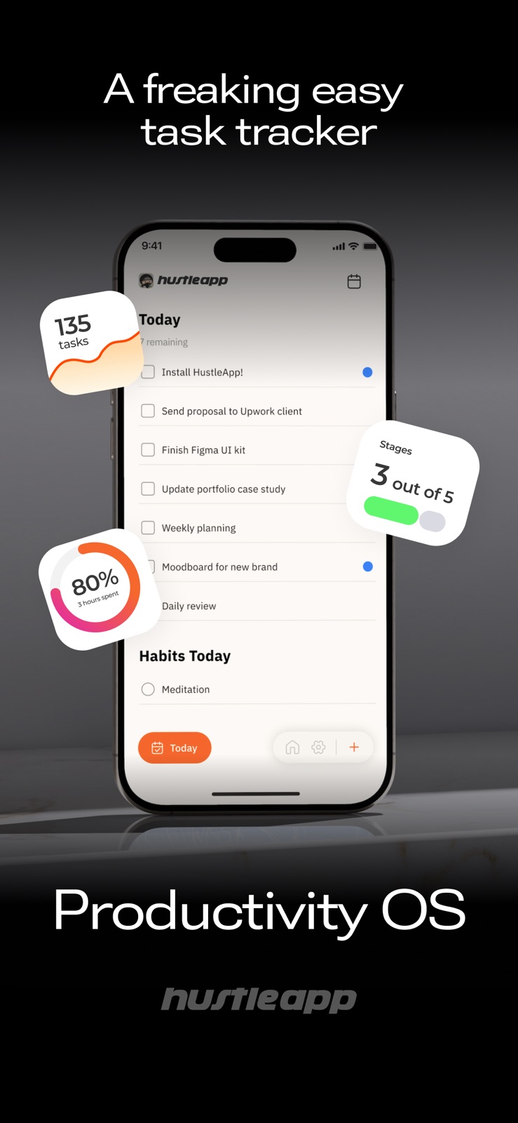 HustleApp: Productivity OS iphone screenshot 1