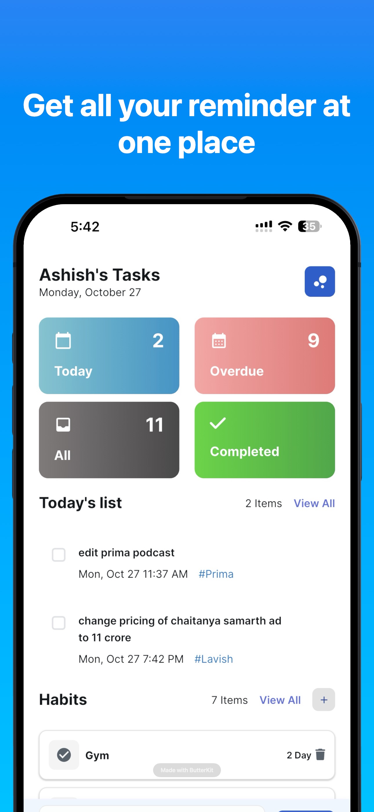 Screenshot 3 of Tasks,Notes & Finance | Truedo