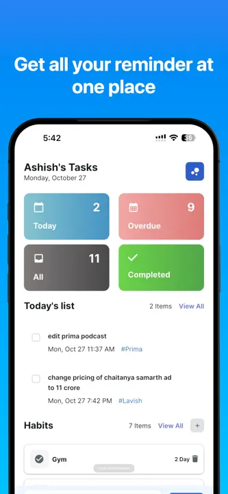Tasks,Notes & Finance | Truedo screenshot 3
