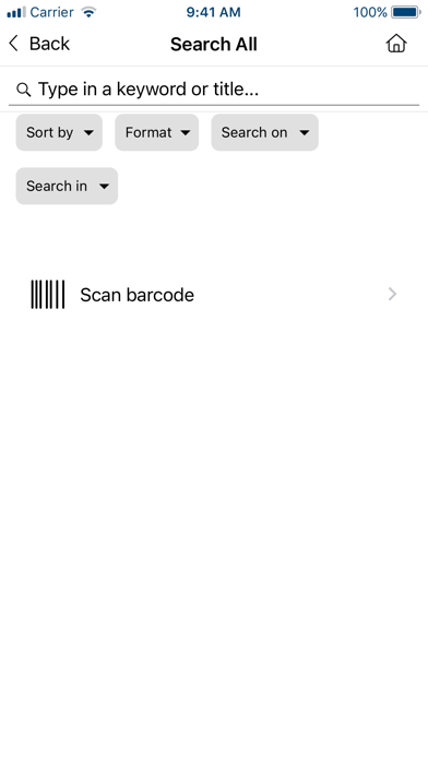 Washington County Library Screenshot