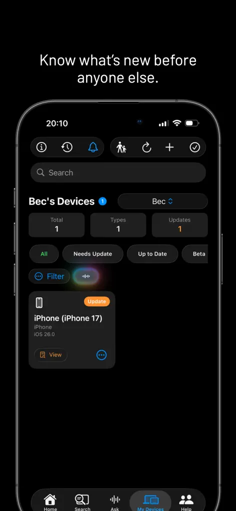Mevolit - Device Updates - Developer Tools App | MWM