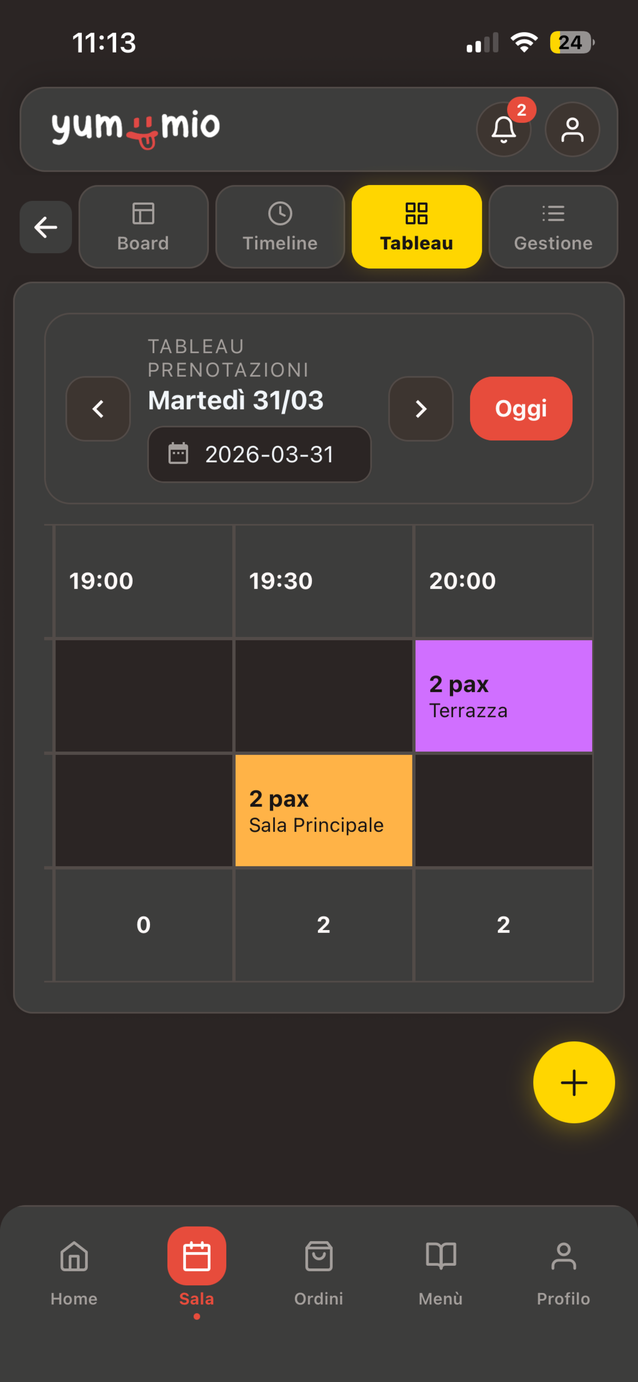 Yummio Manager screenshot 3