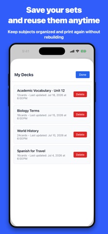 Print Flashcards - FlashPrint Screenshot 7 of 7