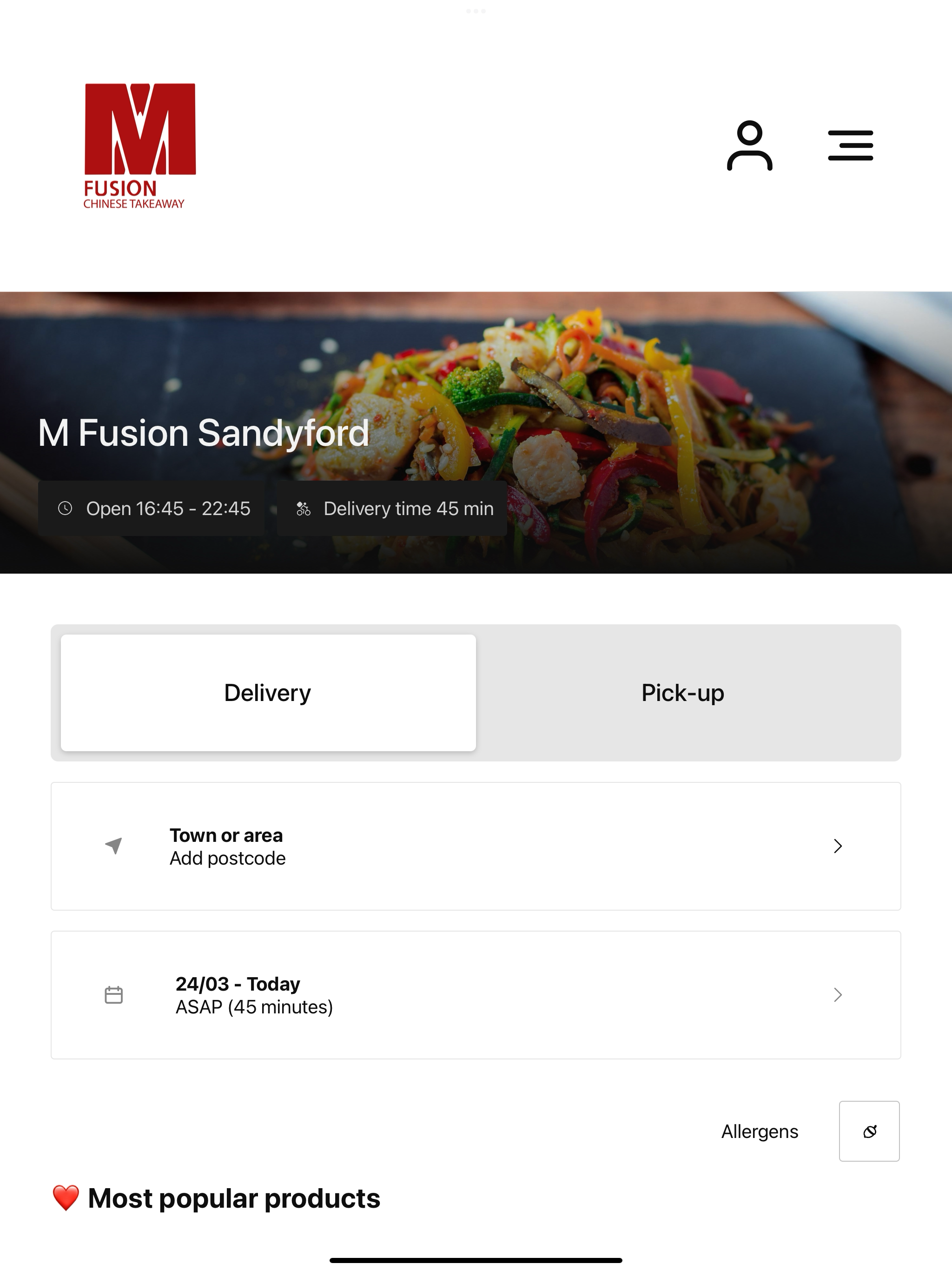 MFusion Chinese Takeaway