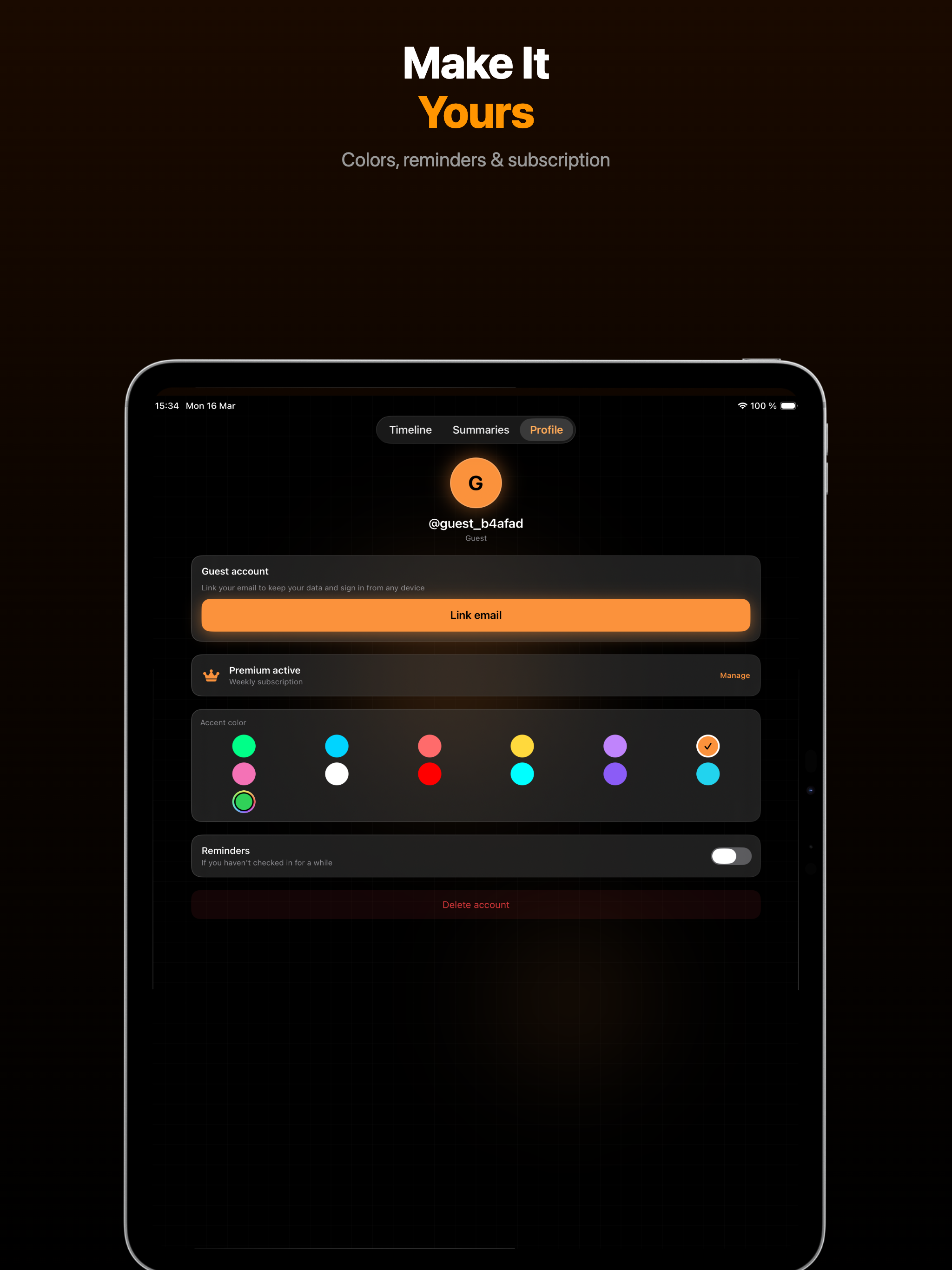 1DAY: Planner & Time Tracker