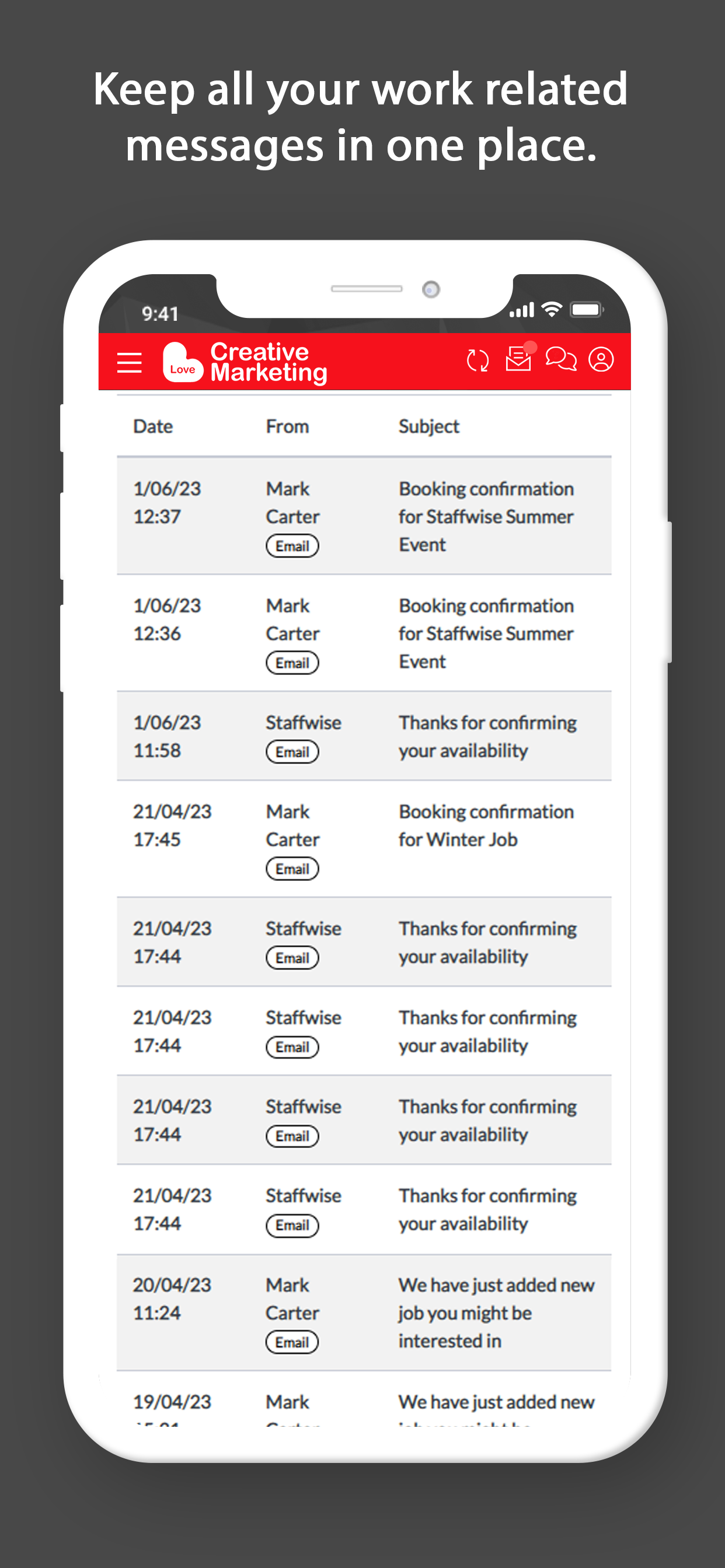 MF Events Staffing Solutions screenshot 4
