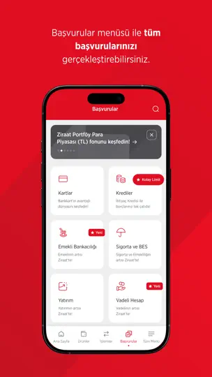 Ziraat Mobil iPhone Ekran Görüntüsü 9