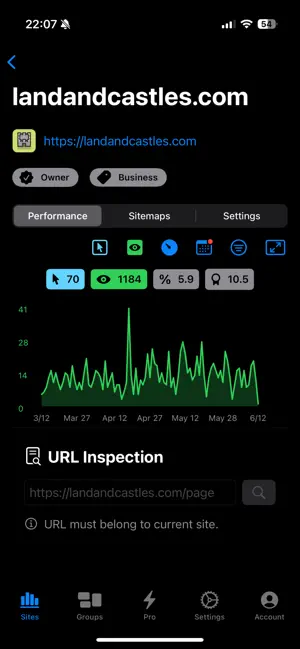 Search Panel - Search Console iPhone screenshot 3