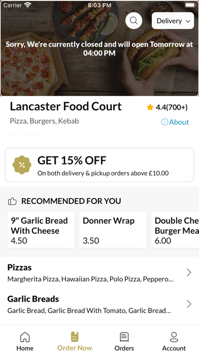 Lancaster Food Court Screenshot